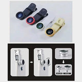 3-in-1 Universal Clip on Smartphone Camera Lens