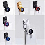 3-in-1 Universal Clip on Smartphone Camera Lens