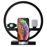 Fast Wireless Charger Dock Station  Black